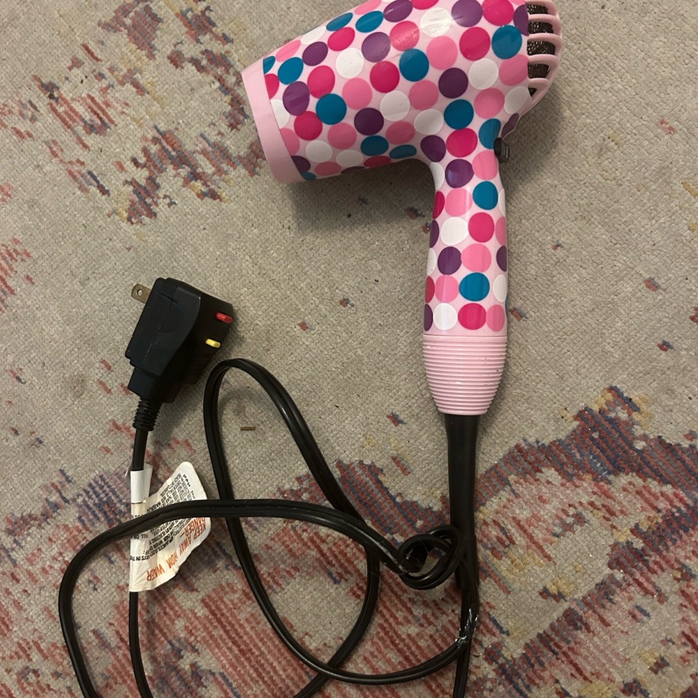 Polka Dot Hair Dryer